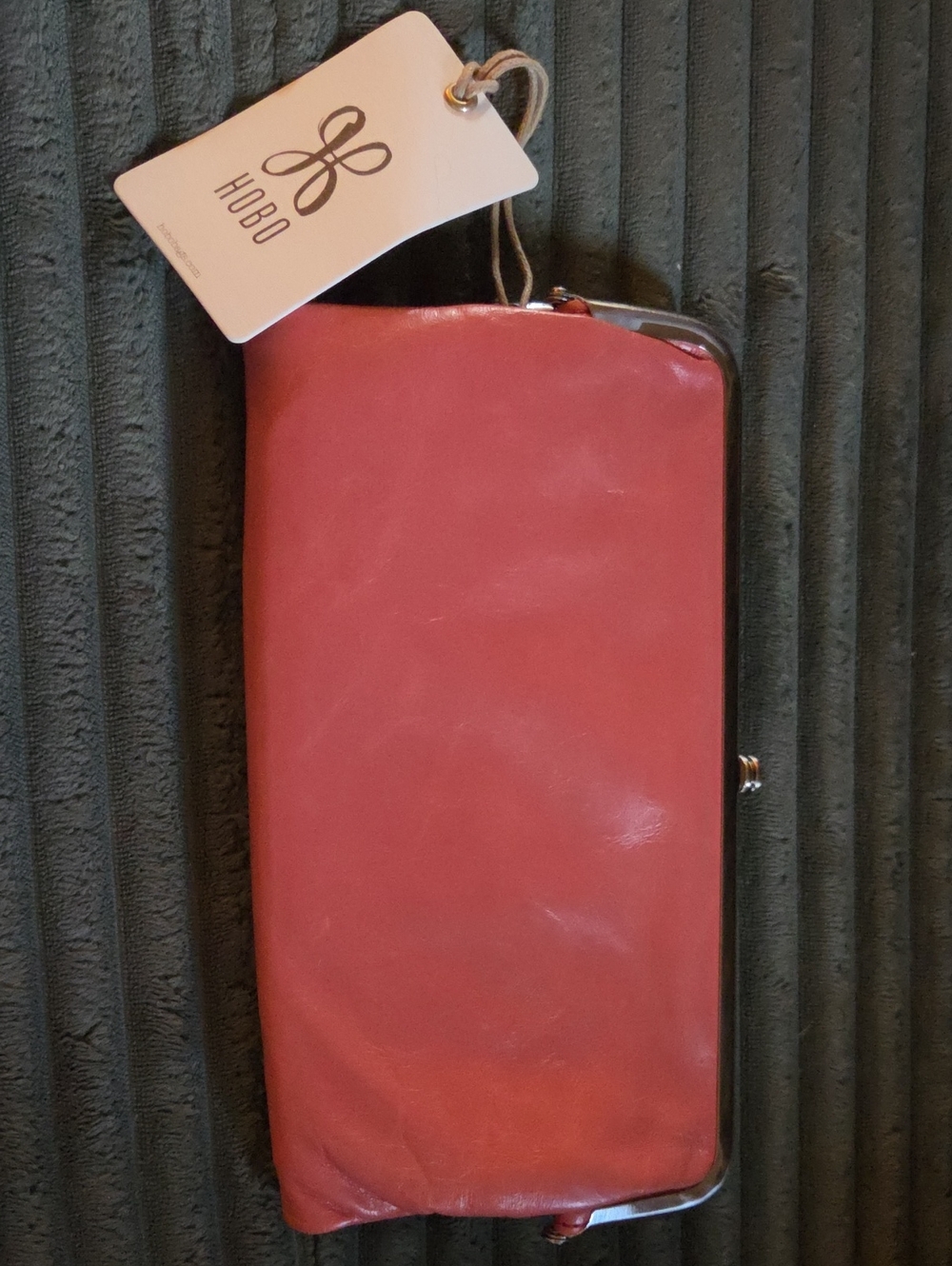 NWT HOBO Lauren Clutch-Wallet Cherry Blossom Pink 100% Leather